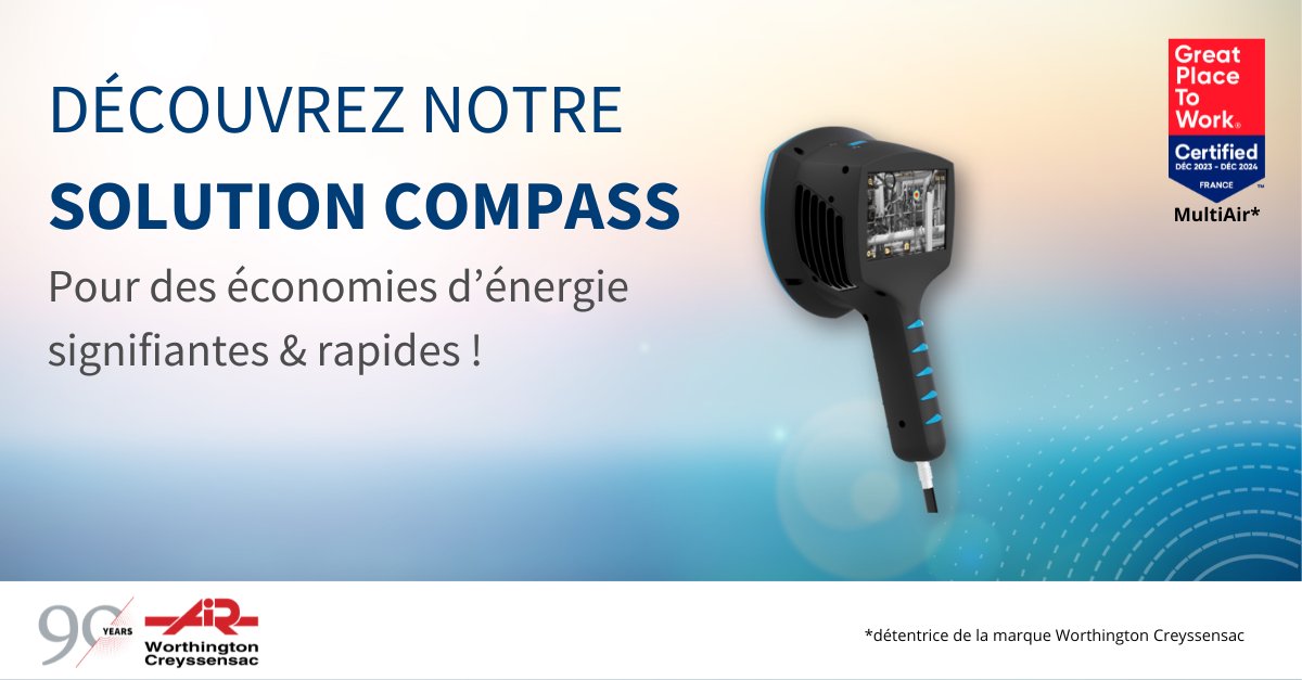 Creyssensac's tweet photo. Avec ComPASS, faites des économies d'énergie rapides ! Nous analysons votre système d’air comprimé et vous fournissons des rapports détaillés. Nos équipes savent comment optimiser votre installation pour réduire vos coûts ! 💪

Plus d'informations 👇
https://t.co/s2dEGy7SoF https://t.co/gLgWvJNzlY