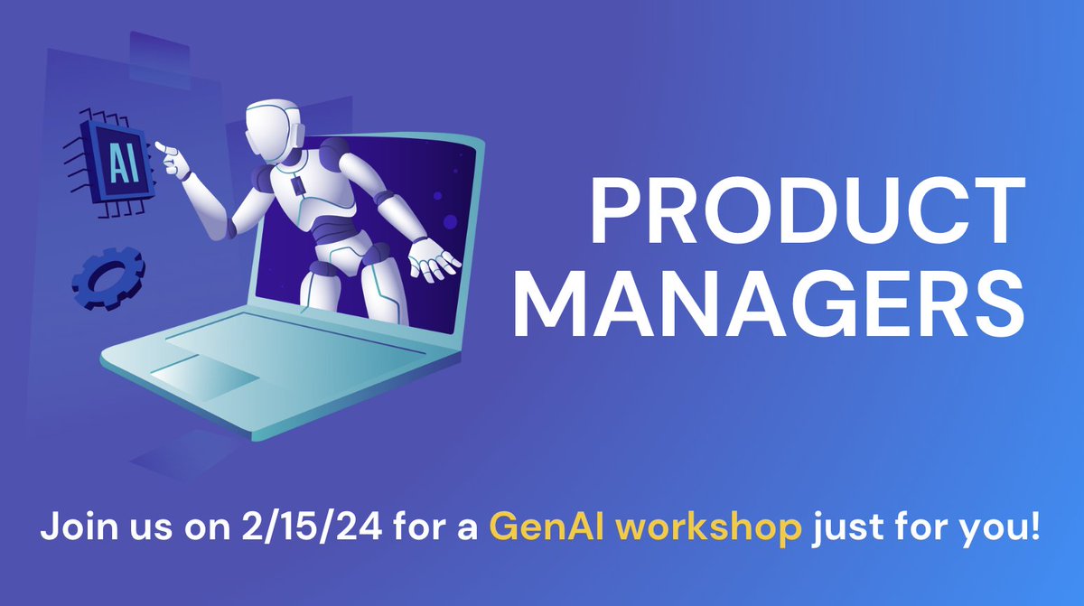 Nobody wants to die on the AI altar of unpredictable results. Product managers typically are the first to experience backlash when builds go sideways. 😩

Come check out our next free virtual workshop - happening February 15th! 🤩
👉 hubs.li/Q02jX1Hl0