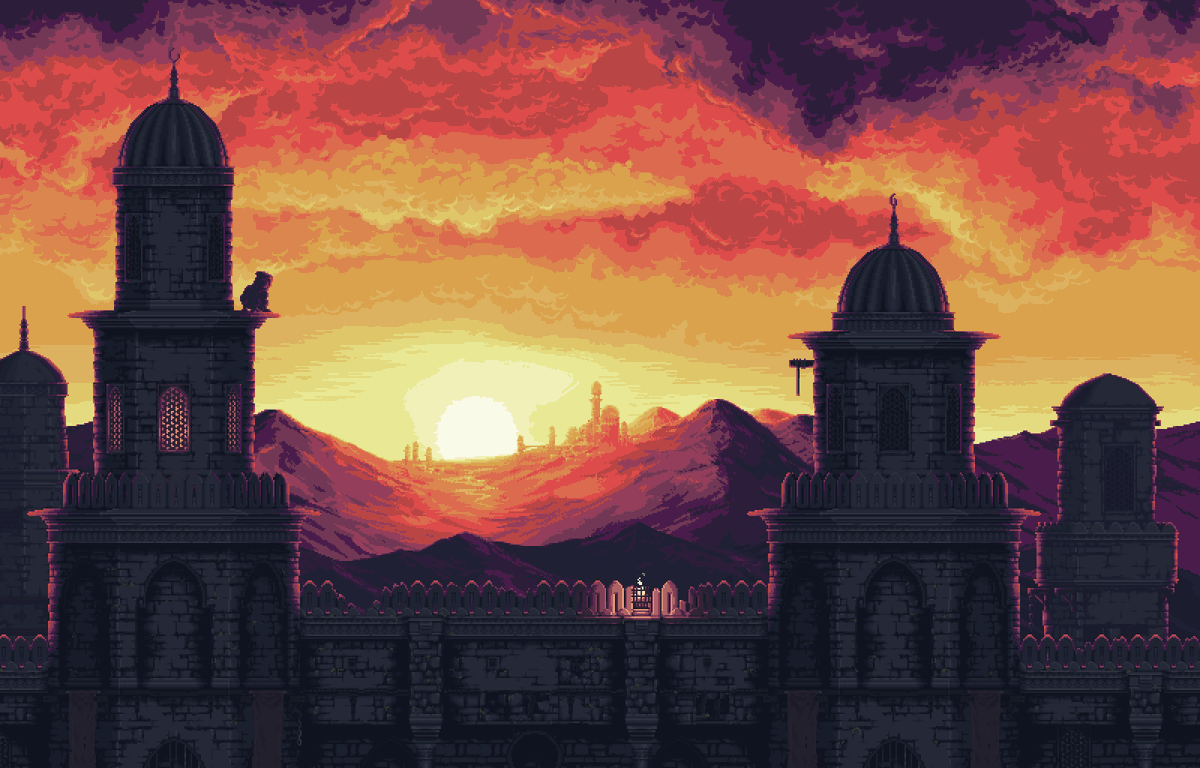 Every adventure has to start somewhere, and what a way for the Sandfox to begin! 

#siegefox #Stealthvania #Indiegame