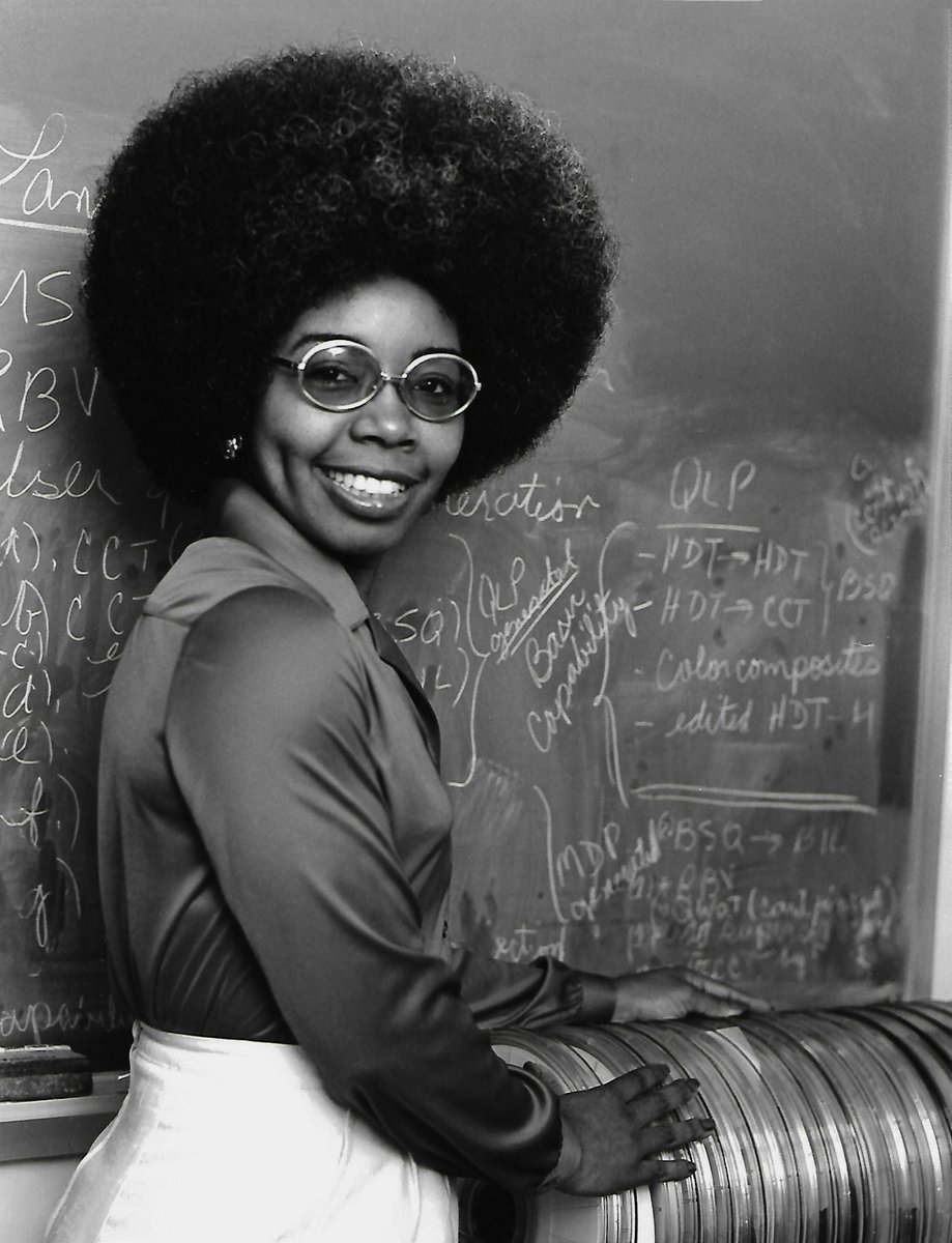 TheHERstorypod's tweet photo. #MorningMorsels

Valerie Thomas was born in Baltimore, MD on this day in 1943. She was a NASA scientist who worked on the Landsat program, invented the illusion transmitter &amp; created computer systems to assist research on Halley's Comet &amp; the ozone layer.

#HERstory 
#WomeninSTEM https://t.co/kUECpu68Oj