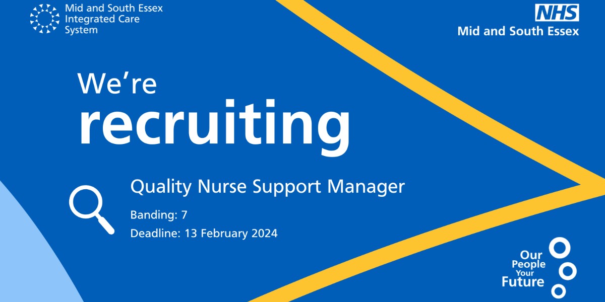 Could you be our Quality Nurse Support Manager? We are looking for someone who has experience/knowledge of Primary Care, and is open to utilising and adapting new skills to ensure patient care remains a priority. Applications close on the 13 February: brnw.ch/21wGNLj