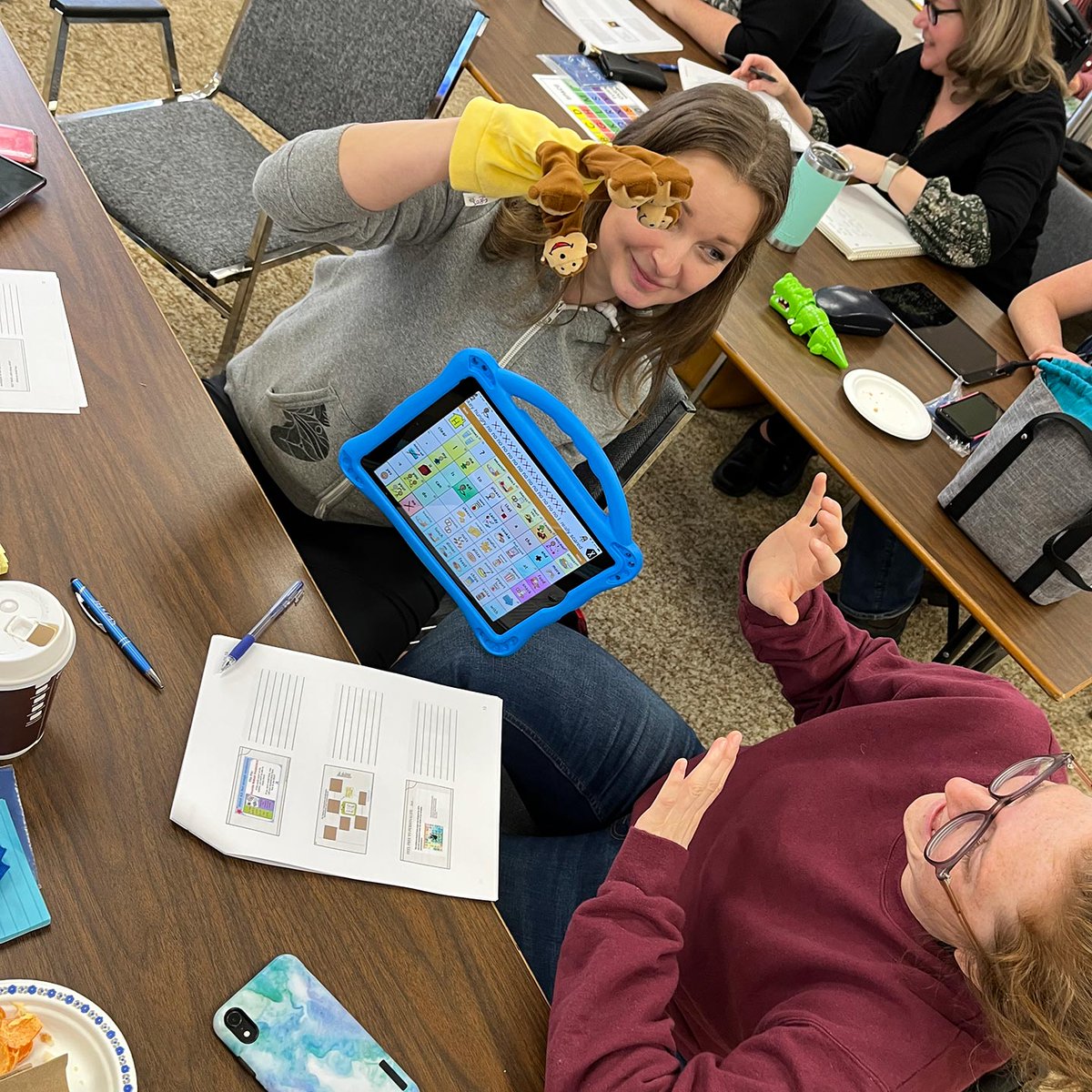 set_bc's tweet image. Educator Naomi &amp;amp; SLP Arika recently visited Prince Rupert to present  a workshop on Supporting AAC Users in the Classroom. 
@RupertSchools #SD52 #AAC #AugmentativeAndAlternativeCommunication #AssistiveTechnology #InclusiveClassroom #BuildingCapacity #SupportingStudents