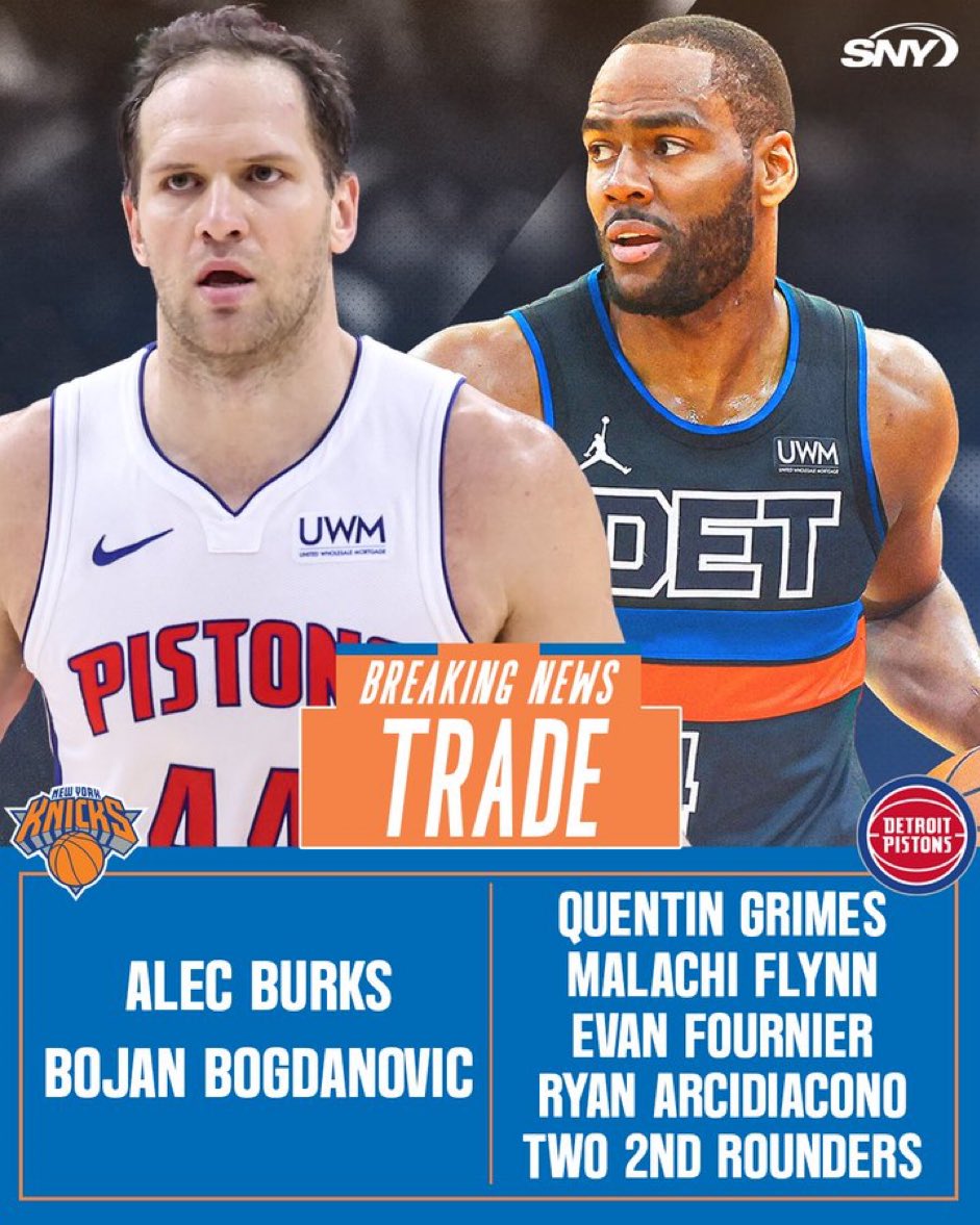 SportsDraft_NY's tweet photo. The full trade involving the Knicks 🏀 

#NewYorkForever https://t.co/BStcQzffJG