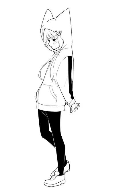 多分ここにあげてない落書き、怪物事変10巻くらいまで読んだあとに勢いでラフ書いたはいいものの紺しかペン入れしなかったやつとかある 