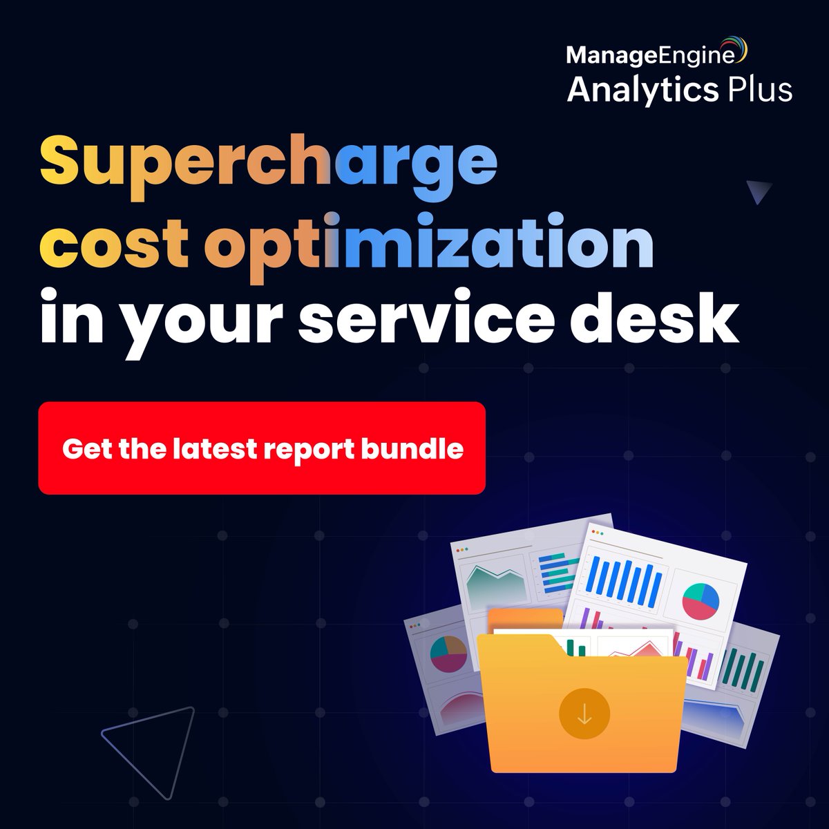 manageengine's tweet photo. Looking to optimize IT costs? Access pre-built reports that flag inefficient asset purchases, determine profitable asset replacement windows, track the cost impact of project delays, and more.
https://t.co/jg7s2uln8I
#OptimizeCosts #ITanalytics #HelpDeskKPIs https://t.co/56sgbP3emx