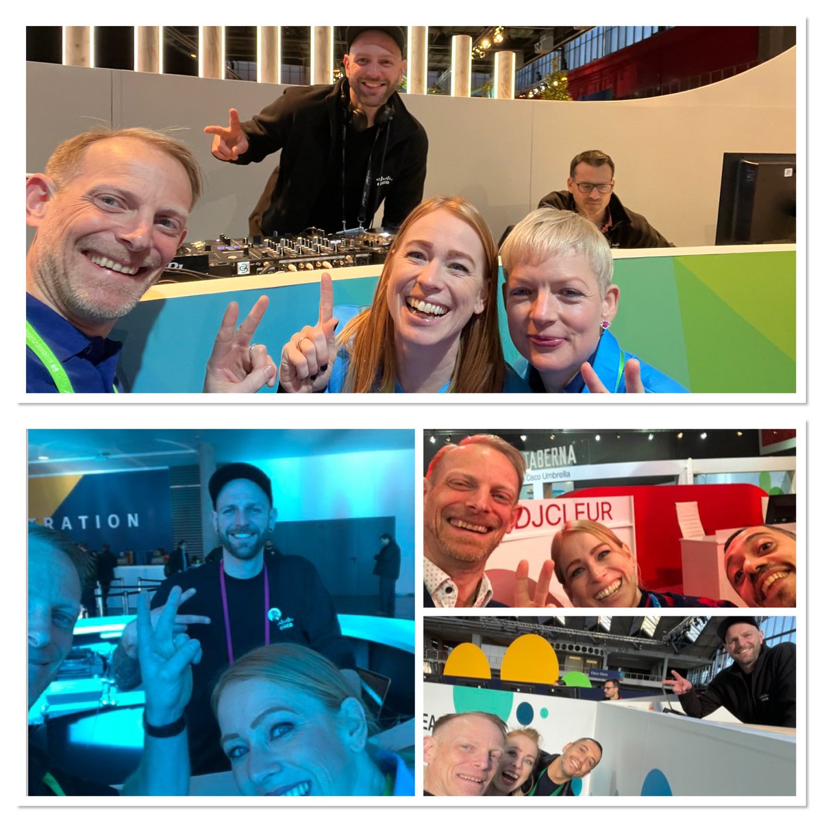 The journey continues through the years with #DJCLUER and <a href="/NadjaRitter1/">Nadja Ritter</a> at #CiscoLiveEMEA (miss ya @jmeskenazi 🥲)