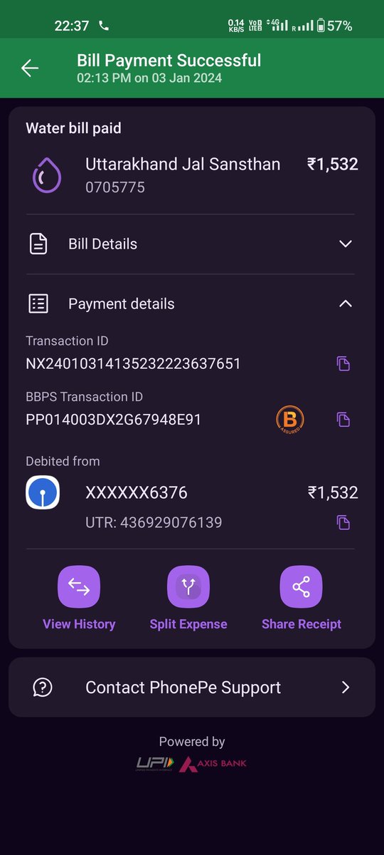 sanjeebs905109's tweet photo. @pushkardhami uttrakhand govt ne loot macha rakhi h........water bill Jan me ₹1532 paid kiya aur Feb me ₹5987 ka bill de diya..... https://t.co/Qy2sJAUkuI