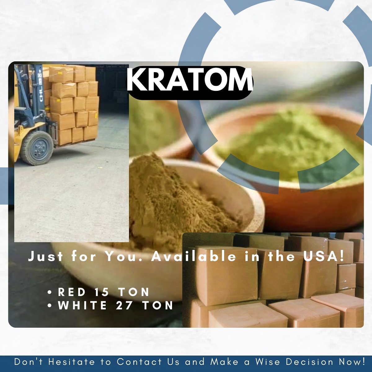 KratomFarmers's tweet photo. Get Amazing Deals Today and Don't Miss this Limited Opportunity to Get Kr4tom at the Best Price in Large Scale! Choose from White Strain 27 Tons or Red Strain 15 Tons - Just for You. Available in the USA! 
#usa #america #herbal #kratomus #iamkratom #savekratom https://t.co/JOUMPkE9sH