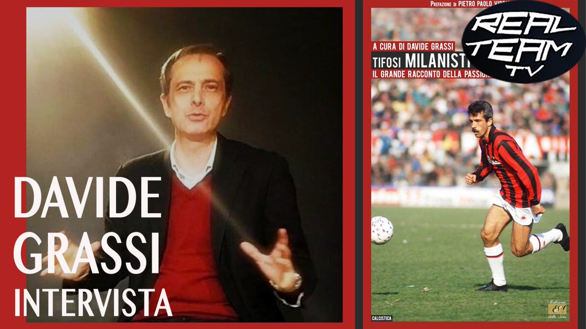 giusy_randazzo's tweet photo. La mia #intervista qui 👉🏻 https://t.co/PwGF3jecln

 @RealTeamTV intervista #DAVIDEGRASSI @davideGra per “Tifosi milanisti per sempre- Il grande racconto della passione rossonera” #edizioneaggiornata di #edizionidellasera @edizionisera con #prefazione di #PietroPaoloVirdis https://t.co/LuFOML5rJ0