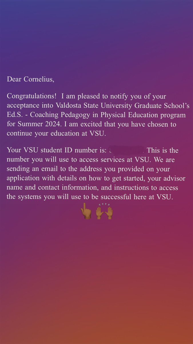 Cornelius Walker, Ed. S tweet media