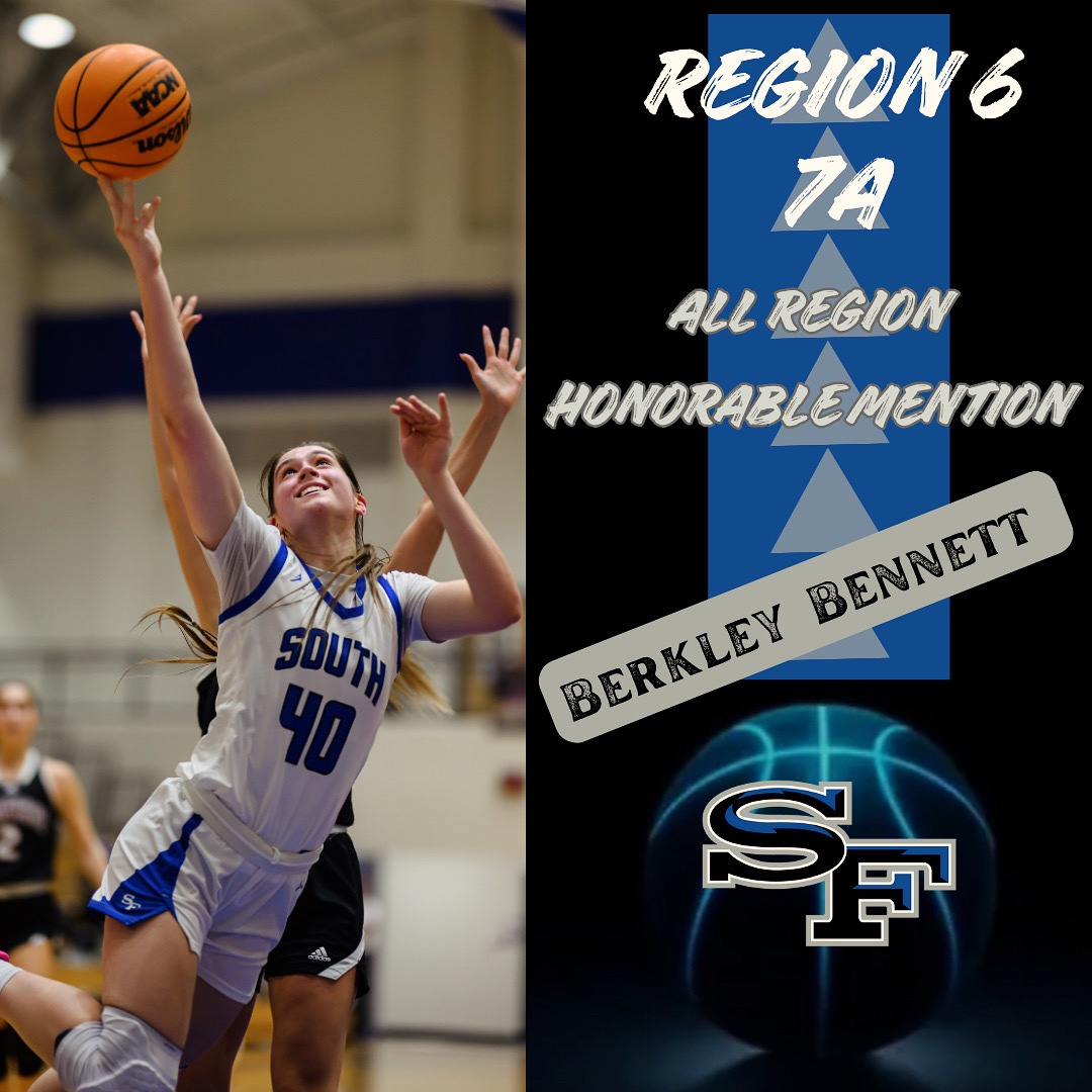 SOFOLadyHoops's tweet photo. Congratulations to Lady War Eagle @berkleybenn2025  for being named All Region 6 7A Honorable Mention for the ‘23-‘24 season!  #StillRising https://t.co/MhGq40Q8Hb