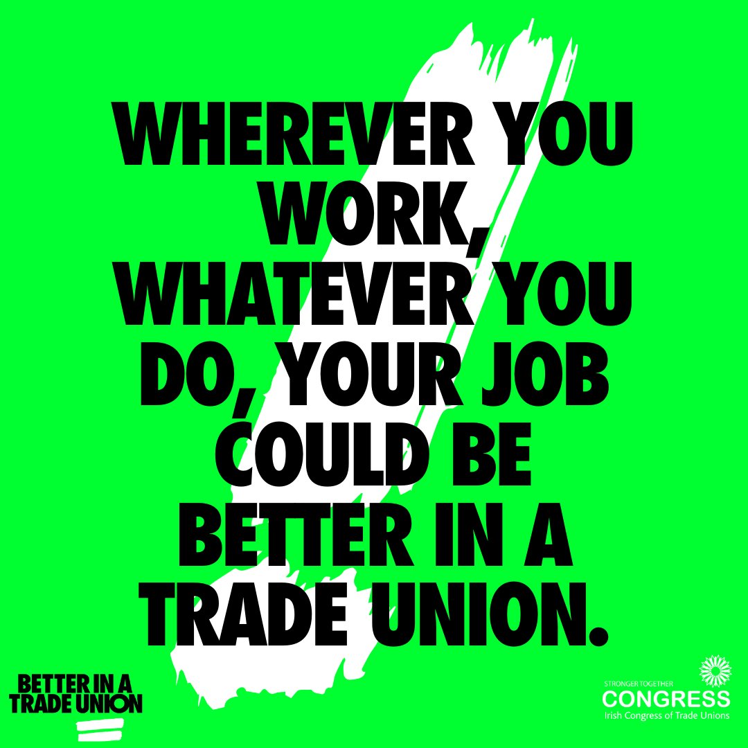 Our voice matters! 📢 Trade Unions amplify workers’ voices, protecting our rights and pushing for improved working conditions. Join the movement for positive change and learn how we can all be #BetterInAUnion.