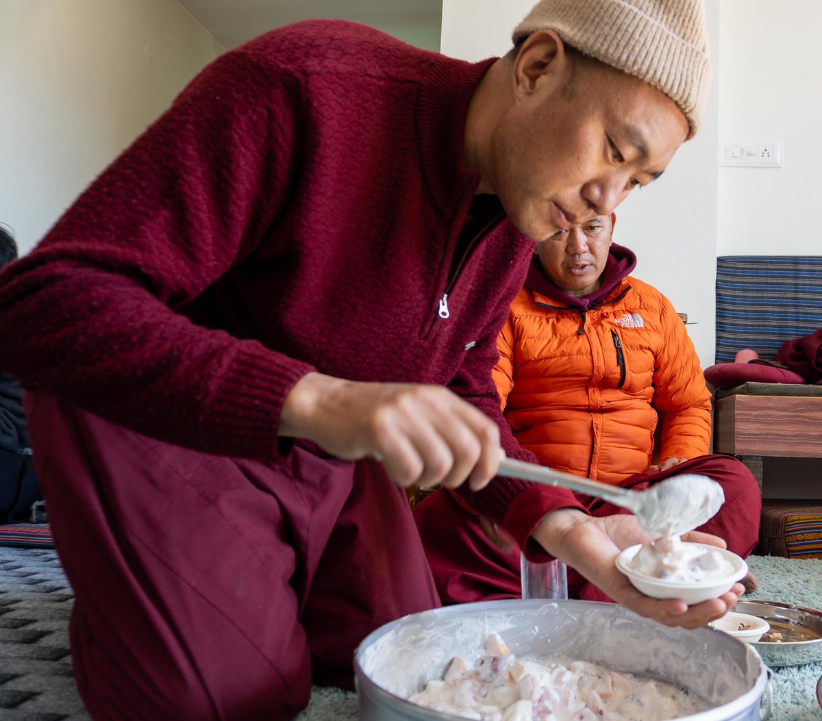 bobbydevito's tweet photo. Joyous Effort and Guthuk. Many thanks to the monks from Drepung Loseling for making such a great soup, and an entire day of dharma debate and Q&A with the Geshes.
Losar Tashi Delek 🙏
#freetibet
#dhasa
#losar
#lunarnewyear
#drepungloseling
#shide
#ltwa https://t.co/S1h2ryuWRA