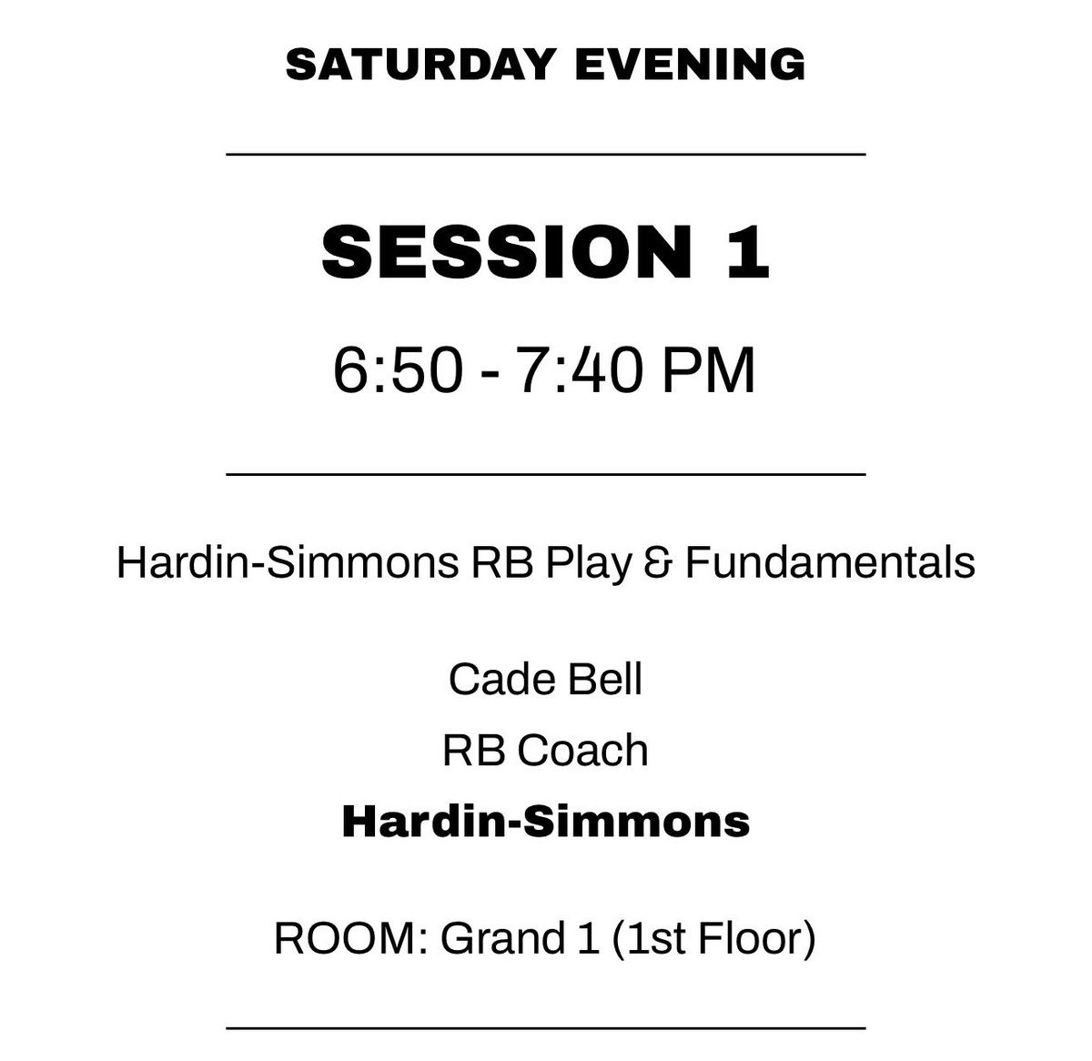 CadeBell_AHS's tweet photo. Can’t wait to be speaking @GlazierClinics this weekend!

Saturday, February 10th 2024

Location: Sheraton DFW Airport Hotel

Excited to take time and talk some ball and more importantly showcase @HSUCowboys to the great state of Texas! https://t.co/Un9TCteIHM