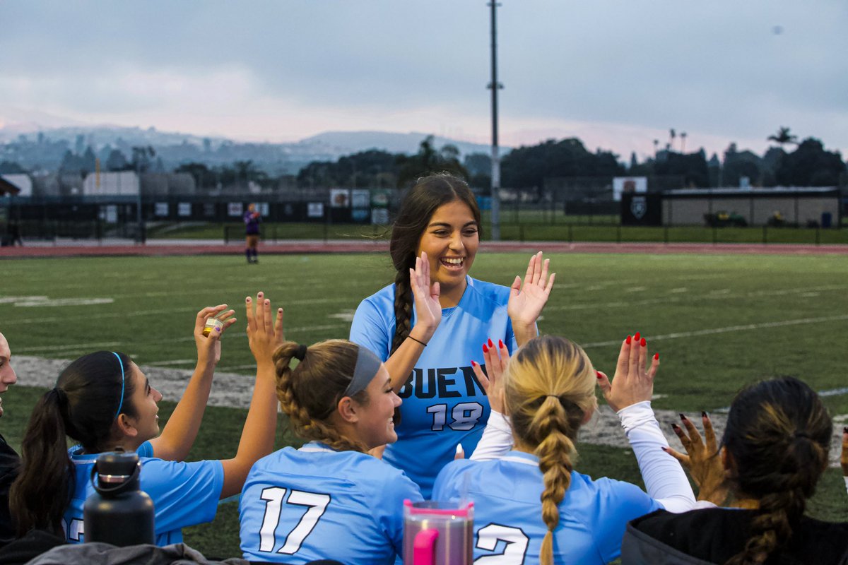 All smiles on Game Day! First Round @CIFSS Playoff vs. Long Beach Wilson TODAY at the Buena Stadium @ 5 pm. Free entry - free pizza for Buena students 🍕👀 Let’s Go Dogs!