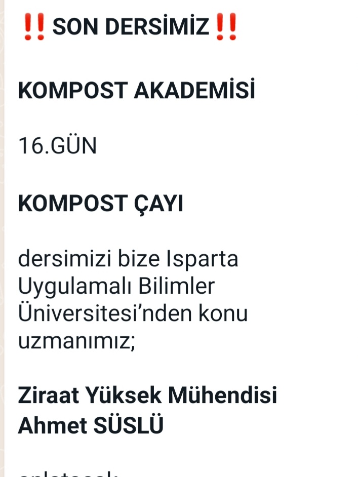 BuyukHamdi's tweet photo. #Gelecektarımda #Kompostakademisi https://t.co/ARRfuMLTiK