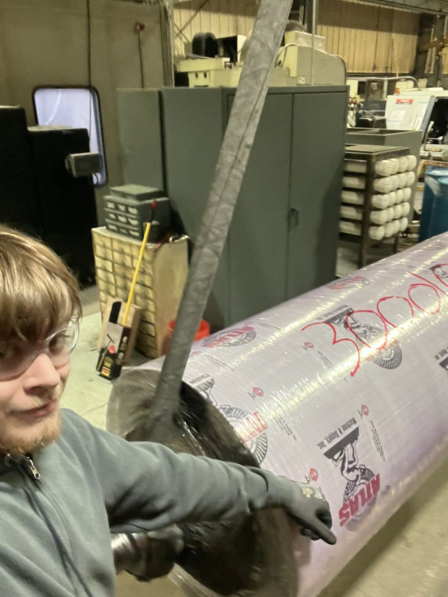 Life after HS…. Student working in Machine Tool and Die shop!! #leadlikeatrojan