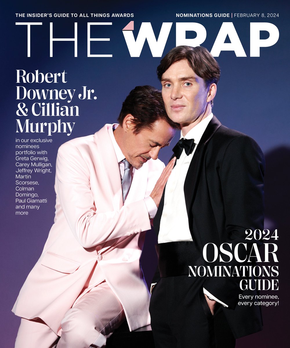 TheWrap's tweet photo. #TheWrapMagazine: @RobertDowneyJr, Cillian Murphy and More in our Exclusive Nominees Portfolio💫

📸By: @JeffVespa

See Our Digital Edition Now⬇️
 https://t.co/q8BTahc10v https://t.co/THpv6ika6i