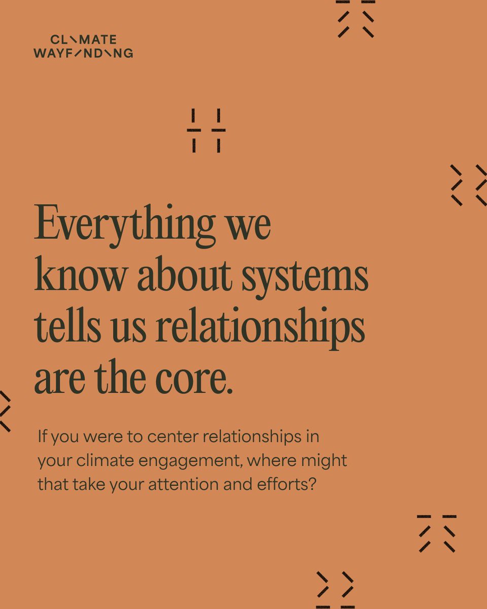 Relationships are core to any work for systems change. If you were to center relationships in your climate engagement, where might that take your attention and efforts? Learn more at allwecansave.earth