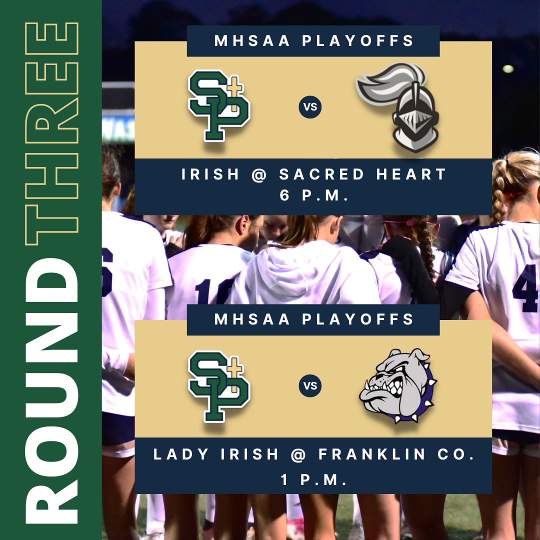 Your Fighting Irish are headed to ROUND 3 of the MHSAA play-offs!

The boys will head to Hattiesburg on Saturday to take on the Crusaders at 6 p.m.

The girls will head to Franklin County on Saturday to take on the Bulldogs at 1 p.m.