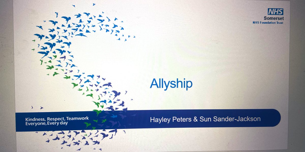 I & our Chief Nurse @hayleypeters are delivering #allyship training next week, the 15th, at Musgrove Park Hospital.There are still a few spaces left to book. This session has received many positive feedback from previous attendees. All @SomersetFT colleagues are welcome to join⬇️
