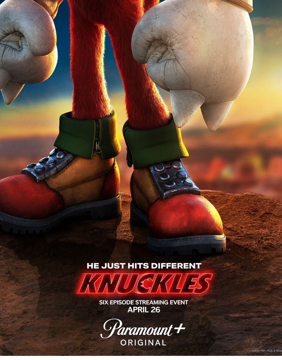 Knuck if you buck. April 26th! @paramountplus @SonicMovie #Knuckles 🫶🏽❤️🫶🏽