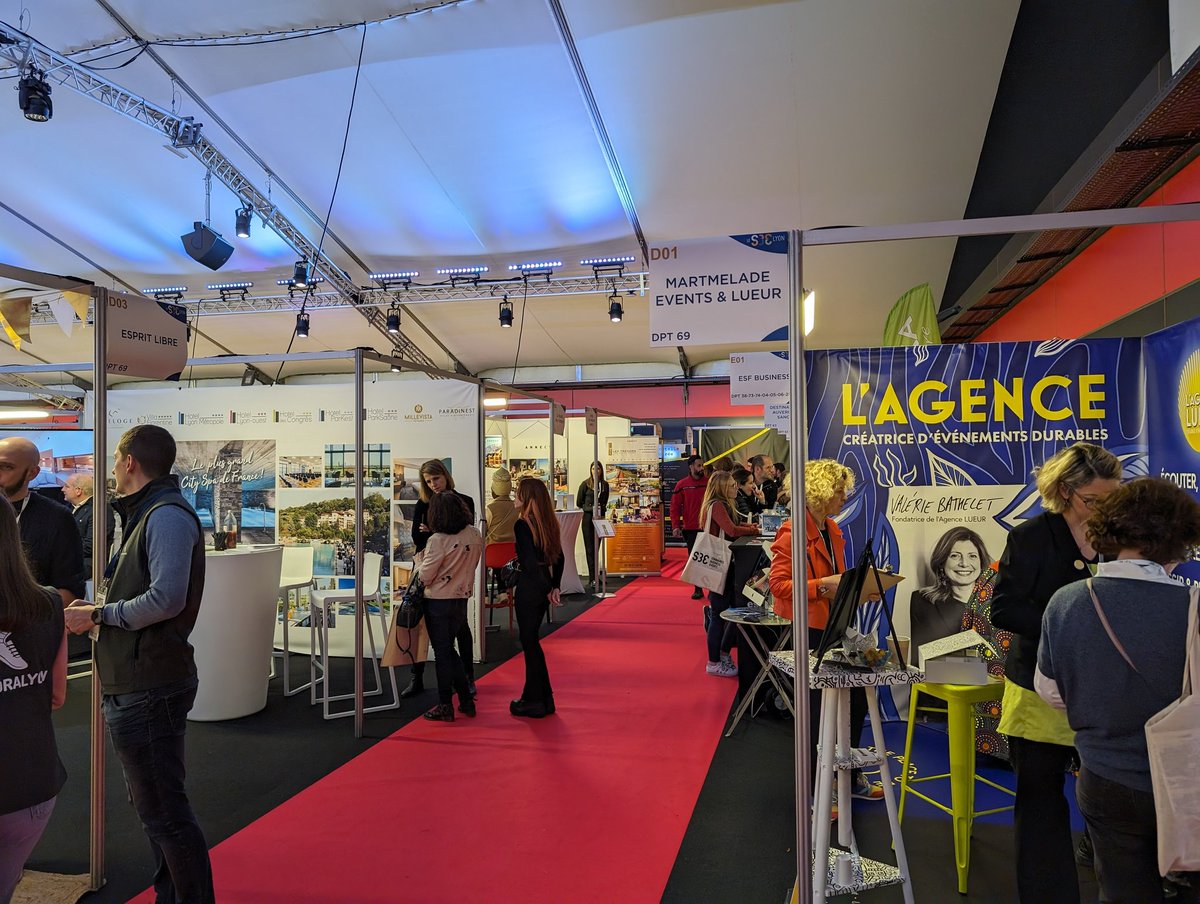 Lancement ce jour du salon du tourisme d'affaires et de l'événementiel pour rencontrer nos partenaires, découvrir les offres proposées, assister aux conférences suivi d'échanges riches et conviviaux #cacentrest Crédit agricole Centre-est #salonsbelyon #sbe2023 #doublemixte