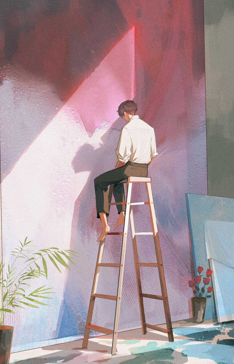 "Do you think they can handle the prey I caught?" 
He's so dramatic i love him lmao 
#art #rafayel #LoveandDeepspace #祁煜  #ホムラ #恋と深空 #恋与深空