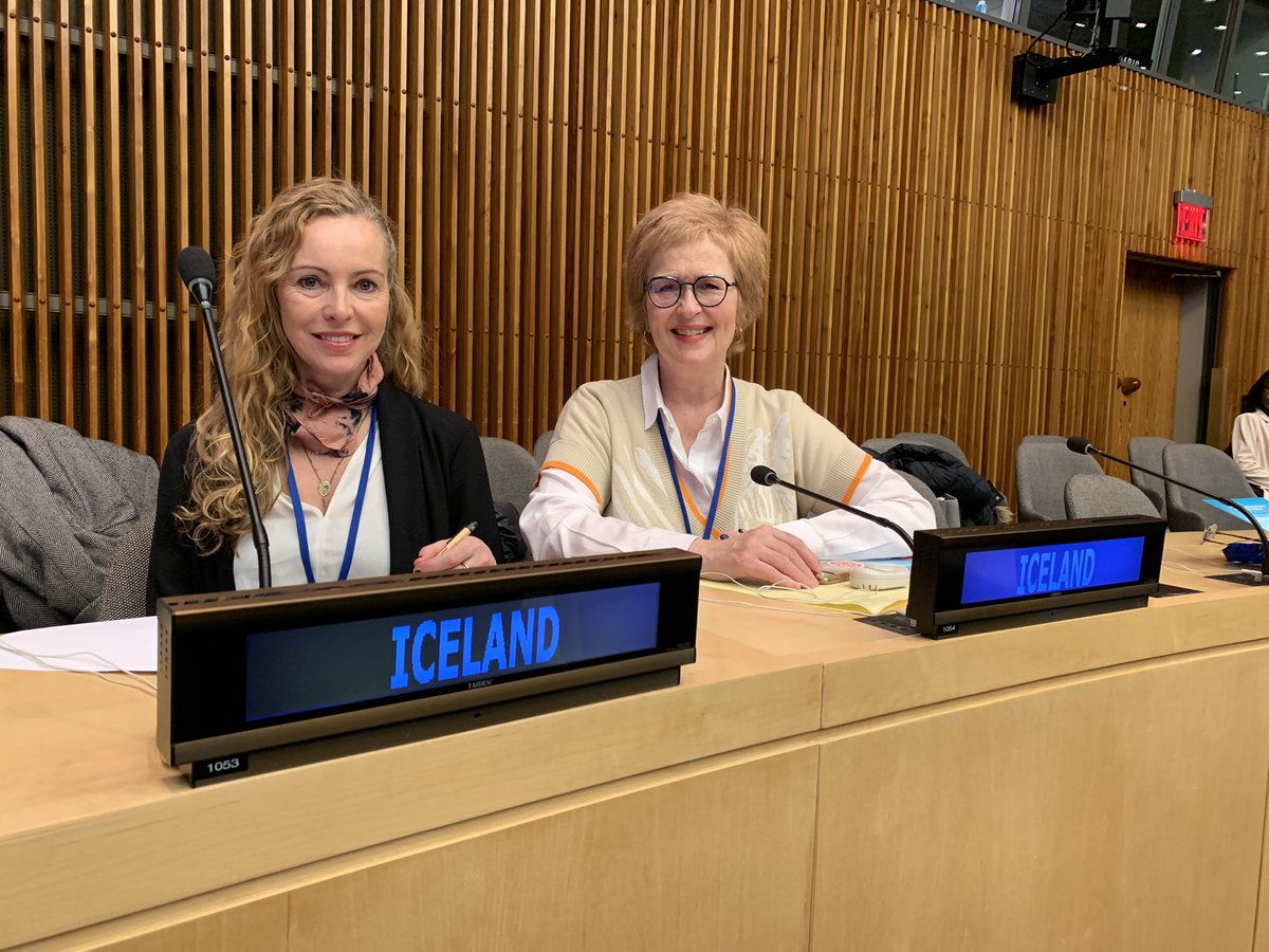 Delighted to welcome 🇮🇸 #Iceland @IPUparliament delegates to 🗽for the #PH24 annual hearing @UN focusing on peace and security in a volatile 🌎. Parliamentarians have always had an important role to play in the work of 🇺🇳.