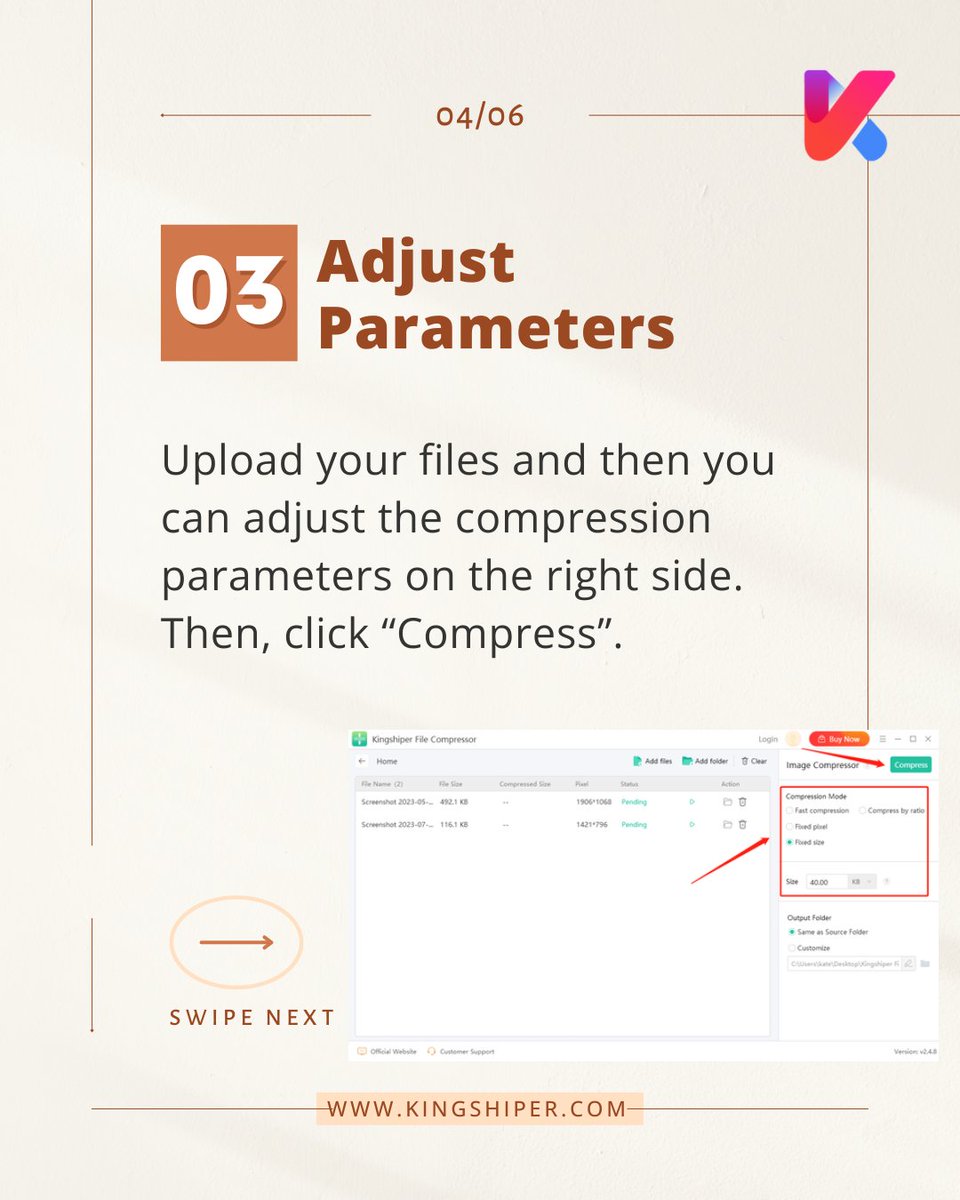 ShiperKing's tweet image. 🔓How to reduce jpeg file size? 4 Pictures to let you compress images without losing quality.
🆓Download Link🔗: bit.ly/47k2PBG

#kingshiper #jpeg #reducefilesize #compressimagge #jpg #PDF  #compression
