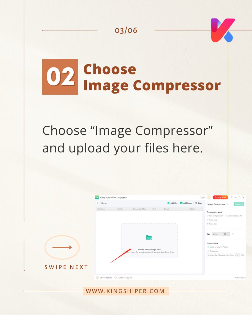 ShiperKing's tweet image. 🔓How to reduce jpeg file size? 4 Pictures to let you compress images without losing quality.
🆓Download Link🔗: bit.ly/47k2PBG

#kingshiper #jpeg #reducefilesize #compressimagge #jpg #PDF  #compression
