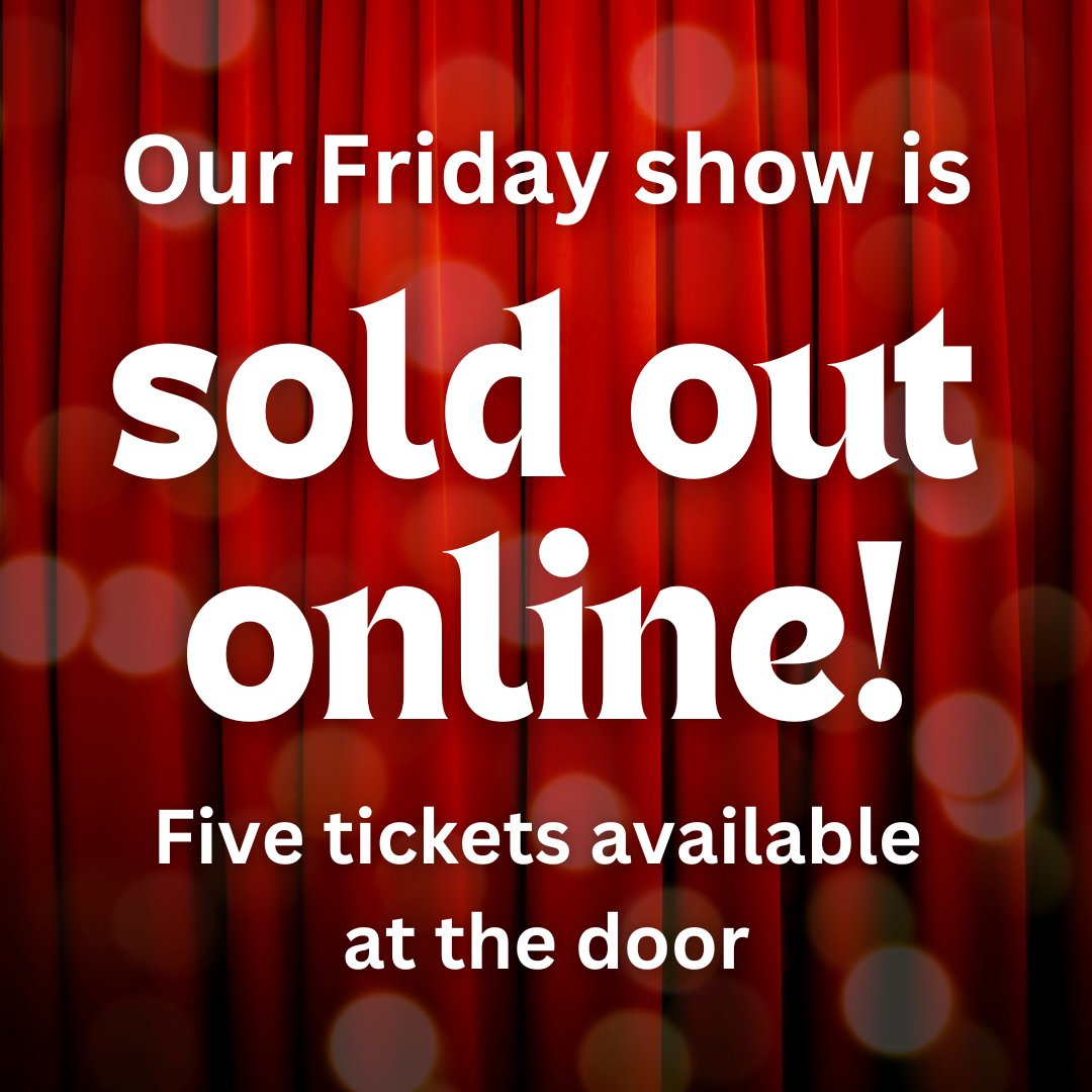 UW_FASS's tweet photo. Our Friday show is sold out online! But never fear: we still have tickets for five seats available at the door. (Please note: the view from these seats isn't as good as the rest of the theatre.) And plenty of seats are available at tonight's and Saturday's shows. https://t.co/FAR0b8EAVv