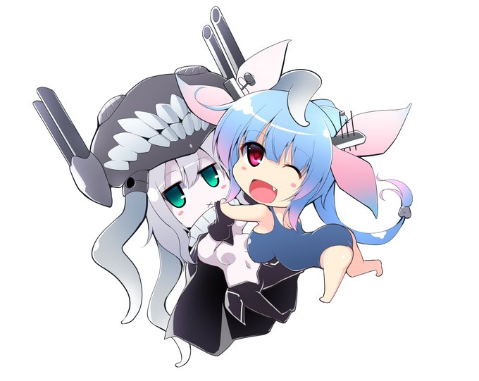 #見た人もなにか無言で深海棲艦をあげる 世に珍しい、伊19×ヲ級カップリング本作るサークルでした 