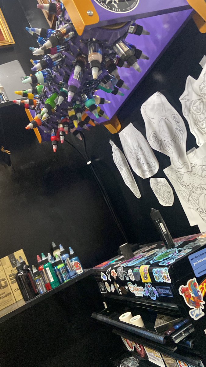 #TATTOOTIME getting my first #pokemon tattoo 😁 can y’all guess what it’ll be? I’ll give you a clue; it’s first gen!