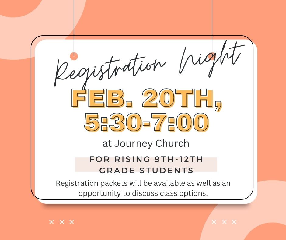 MCVARockets's tweet photo. Registration Night for rising 9th -12th graders will be at Journey Church on Feb. 20th from 5:00 p.m. to 7:00 p.m. https://t.co/Afp7MOcrQ3