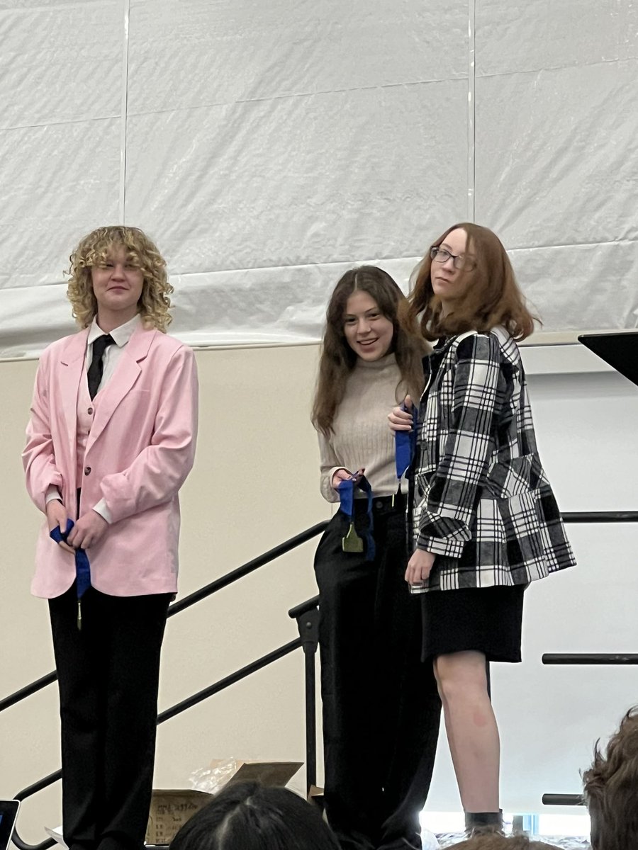 Very proud of all these students who participated at FBLA Districts. Came away with 5 students who qualified for state! Great work!