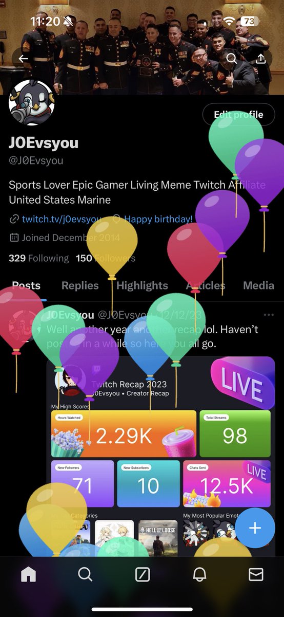 J0Evsyou's tweet photo. Well the balloons are attacking again https://t.co/2kliSWIFQi