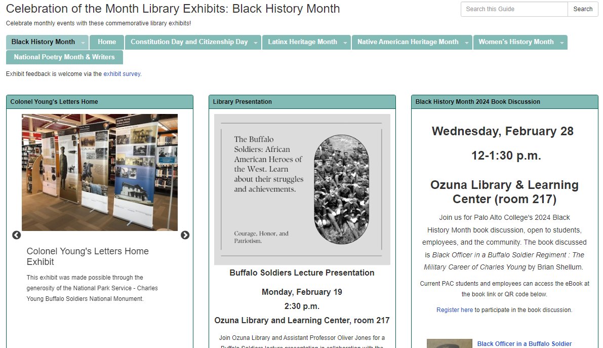 OzunaLibrary's tweet photo. Black History Month at the Ozuna Library: an interesting exhibit, a related lecture (Feb 19), and a book discussion (Feb 28). Check our guide for more info: https://t.co/qSarXGn6LT https://t.co/CmE6WSsNsc