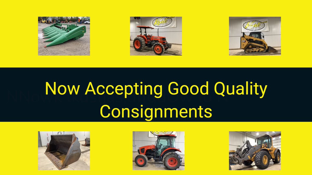KentFarmSupply's tweet image. Consignment pieces in now until April 19th. Auction is April 26-May 6. No Consignors fees. Clean out the shed &amp;amp; put some cash in your pocket. #KentFarmSupplies #ConsignmentAuction #EquipmentSales