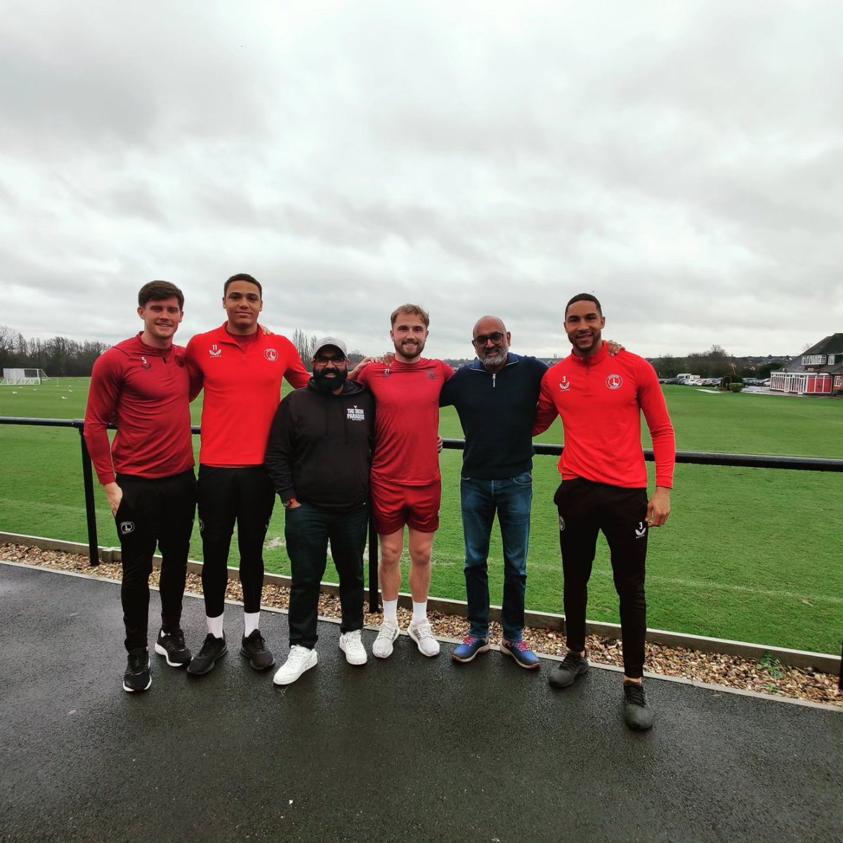 Had the best morning/lunchtime today with <a href="/CAFCofficial/">Charlton Athletic FC</a> impressive training ground.
We had the pleasure of being guided around by the legend Keith Peacock on his last tour and got to meet the players, <a href="/TraceyLeaburn/">TJ Leaburn</a> , staff and the first fans to meet our new manager Nathan Jones