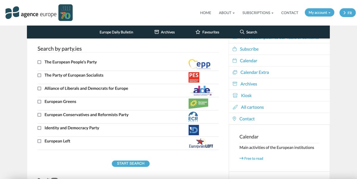 🆙🇪🇺#EP2024: Find all insights into the upcoming #EuropeanElections in our @AgencEurope Daily Bulletin, thanks to our team of journalists! 🔎 It's now easier to consult those informations with the new @AgencEurope #EP2024 dedicated tool 👇 agenceurope.eu/en/european-el…