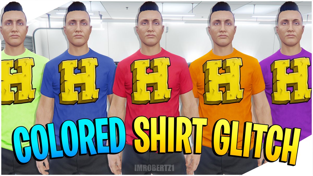 imrobertz1's tweet photo. Colored Shirt Glitch in GTA Online #GTAOnline #imrobertz1 https://t.co/5CC8ySCE7W https://t.co/kEHQYlhUcH