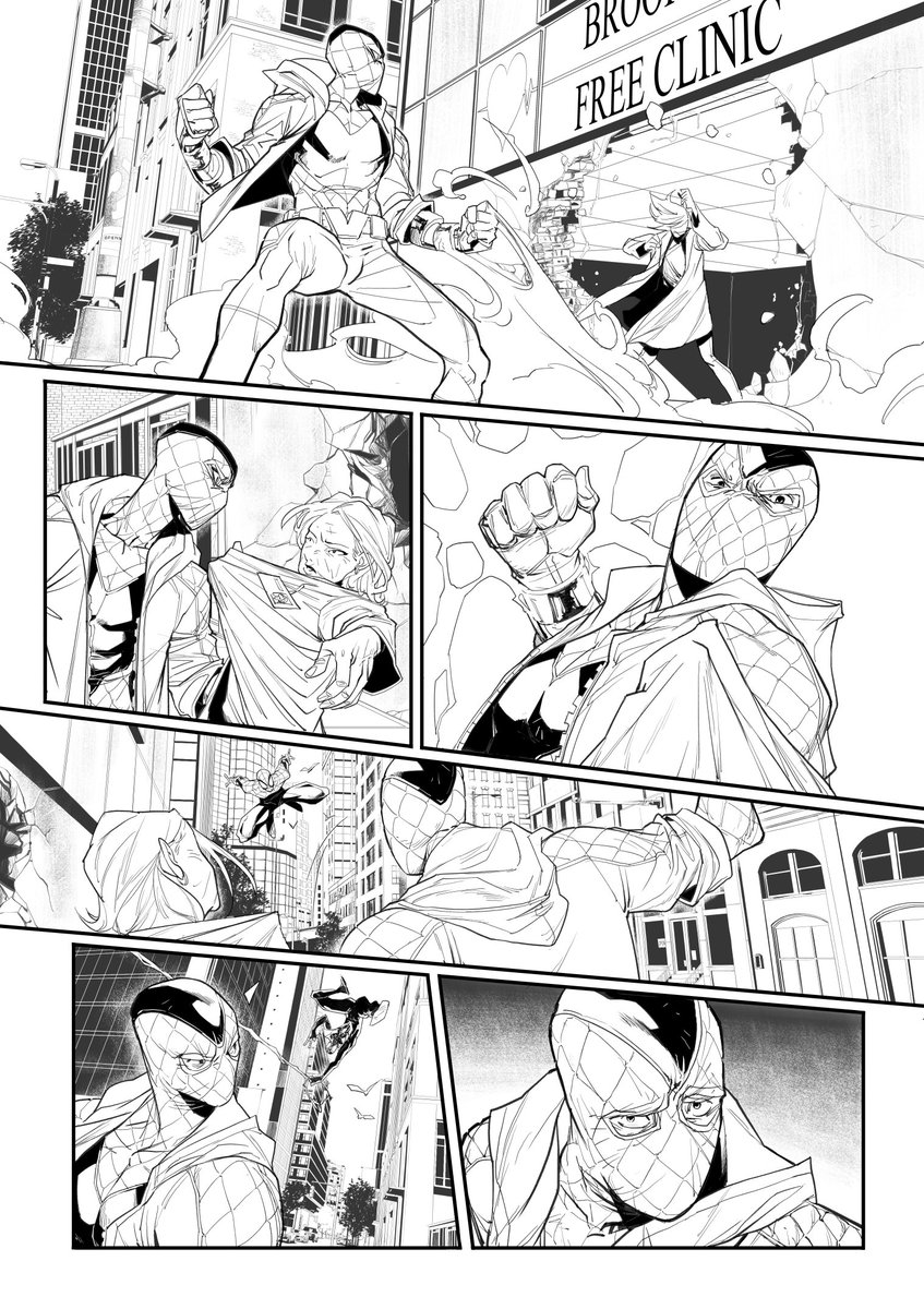 DanScalisi's tweet photo. Spider-man sample page 
#Marvel #MarvelComics #SpiderMan #MilesMorales #shoker #comic #panels https://t.co/sWlPL2j9PF