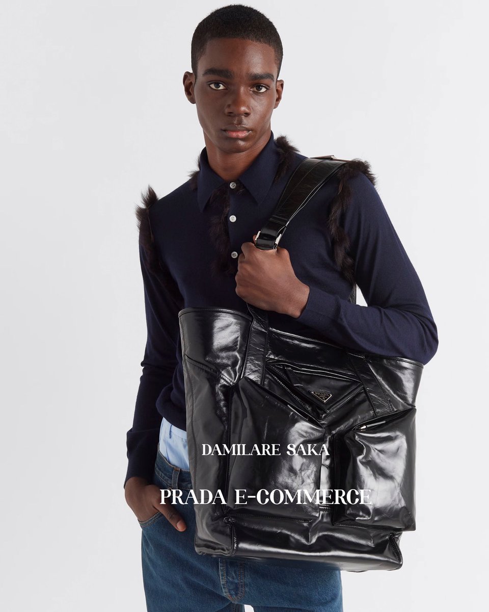 JabariModels's tweet photo. Prada | Damilare Saka 

Damilare in new work for @Prada E-commerce ✨

#BraveByJabari #DamilareSaka #Prada  #JabariModels https://t.co/jeyZHkK8Zs