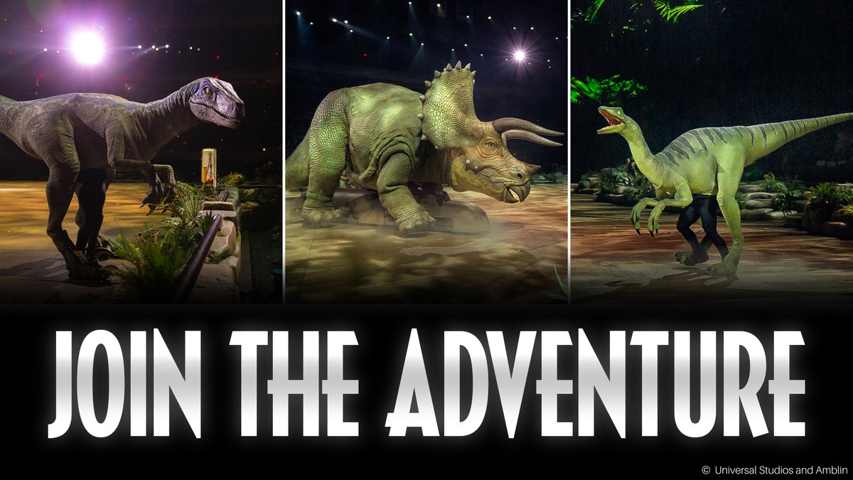 Jurassic World dinosaurs + YOU = non-stop excitement! Join the adventure at feld.ly/5d1h1y