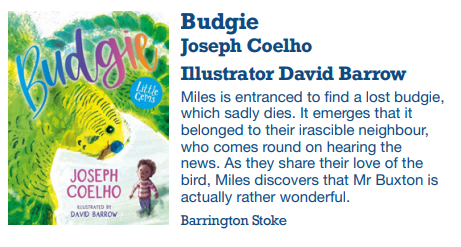 So proud to have <a href="/UKLaureate/">Children's Laureate</a> @JosephACoelho featured in our 2024 #ReadForEmpathy collection! 

Oh, go on then, we'll tell you😉

His book, Budgie, is featured in our Primary Guide!
<a href="/DaveBarrow3/">David Barrow</a> <a href="/BarringtonStoke/">Barrington Stoke</a>