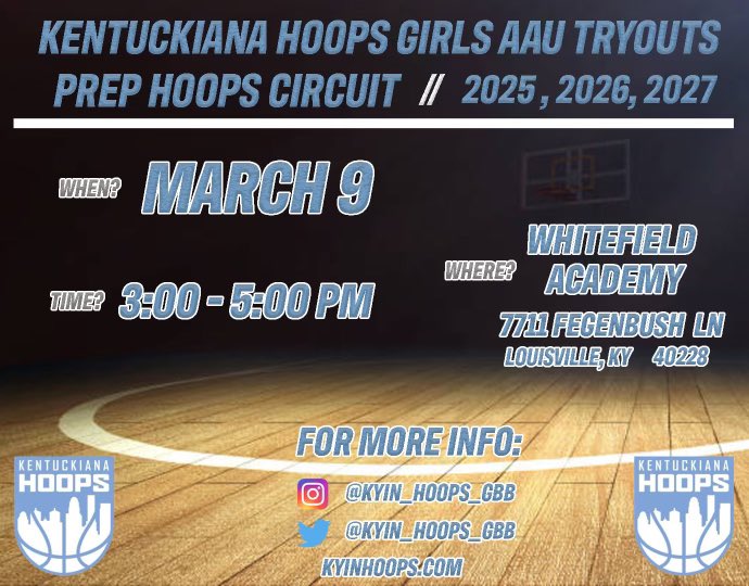 Kentuckiana Hoops Girls AAU tweet media