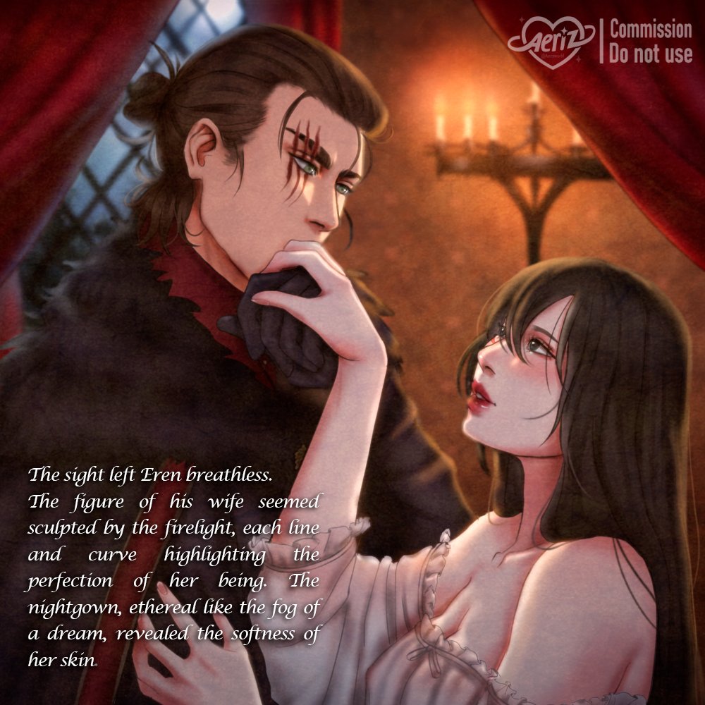 ✨❤️‍🔥˗ˏˋ [ Commission | #Eremika ] ´ˎ˗❤️‍🔥✨

 𝑪𝒐𝒎𝒎𝒊𝒔𝒔𝒊𝒐𝒏 𝒕𝒐 <a href="/noahcoser_/">Noah | ノア</a> , 𝒊𝒏𝒔𝒑𝒊𝒓𝒆𝒅 𝒊𝒏 𝒕𝒉𝒆 𝒇𝒂𝒏𝒇𝒊𝒄 𝑻𝒉𝒆 𝑷𝒓𝒐𝒎𝒊𝒔𝒆𝒅 𝑷𝒓𝒊𝒏𝒄𝒆𝒔𝒔 𝒃𝒚 <a href="/deaddolphins_/">𝑫𝒂𝒓𝒊𝒍𝒂𝒓𝒐𝒔.</a>  ༉‧₊˚.

𓆩 #ErenJaeger 𓆩♡𓆪 #MikasaAckerman 𓆪