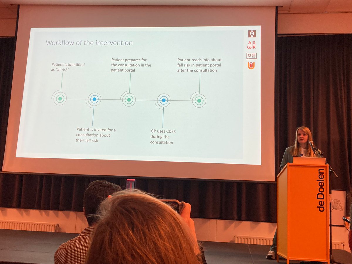 ACHC (@achc_uva_) on Twitter photo <a href="/LeonieWesterb/">Leonie Westerbeek</a> presented the results of her RCT conducted with older patients and GPs. An intervention consiting of a prediction model, CDSS, and patient portal seems to enhance shared decision-making and reduce decisional conflict in a medication-related falls context. #SDM <a href="/LeonieWesterb/">Leonie Westerbeek</a> presented the results of her RCT conducted with older patients and GPs. An intervention consiting of a prediction model, CDSS, and patient portal seems to enhance shared decision-making and reduce decisional conflict in a medication-related falls context. #SDM