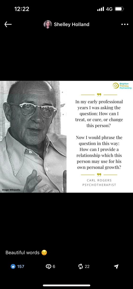 STelepneff's tweet image. This is very true! Counselling is all about providing a relationship with the client in order for them to grow #counselling #therapy #therapeuticrelationship